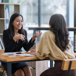 We shortlist and arrange interviews